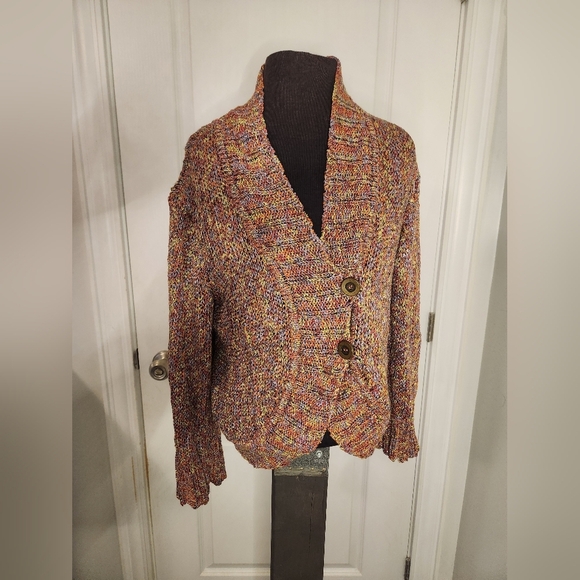 St. John Sport Multicolor Knit Cardigan - Picture 1 of 11